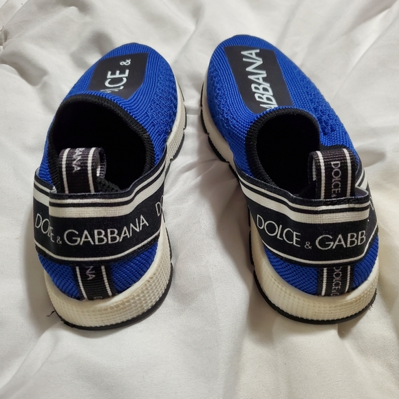 Dolce & Gabbana Blue Gray Slip On Buffalo Espadrille Shoes